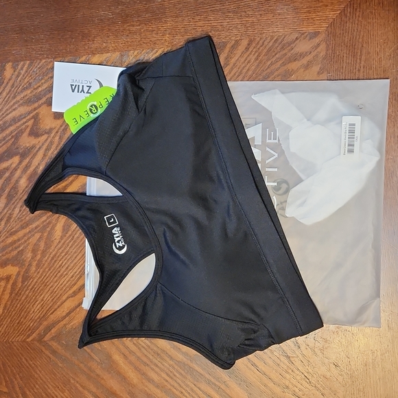 ZYIA Intimates & Sleepwear Zyia Active Black Classic Mesh Bra Large